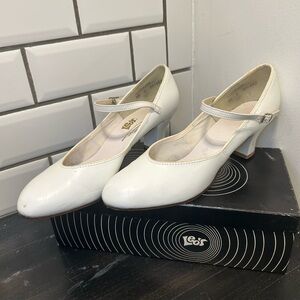 Leo’s White Dance Shoes